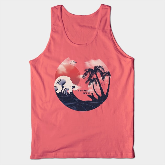 Surfing & Beach Clothing | Tough Day Surfing Tank Top by POD Anytime